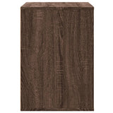 Corner Chest of Drawers Brown Oak 80x41x58 cm Engineered Wood 852858