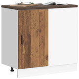 Kitchen Base Cabinet Lyon Old Wood Engineered Wood 854296