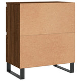Sideboards 2 pcs Brown Oak Engineered Wood 3190188