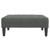 Footstool Dark Grey 77x55x31 cm Fabric 4007381
