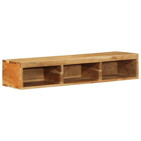 ZNTS Wall-mounted TV Cabinet 100x30x19 cm Solid Wood Acacia 4017481