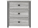 Bedside Cabinet Grey Sonoma 40x36x60 cm Engineered Wood 825999