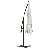 Cantilever Garden Parasol 3.5 m Sand White 42199