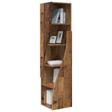 Corner Cabinet 32x32x140cm Engineered Wood Old Wood 889883
