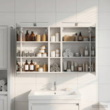 Bathroom Cabinet Set 3 pcs 120 x 14.5 x 70 cm Engineered wood 3403752