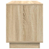 TV Cabinet with LED Lights Sonoma Oak 100x41x50 cm 861411