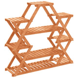 Flower Stand 110x25x105 cm Solid Wood Fir 362878