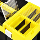 Tool Box Plastic 595x337x316 mm Yellow 146270