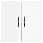 ZNTS Wall Cabinet High Gloss White 60x31x60 cm Engineered Wood 829958