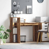 Desk with Shelf Old Wood 100 x 40 x 90 cm Engineered Wood 869320
