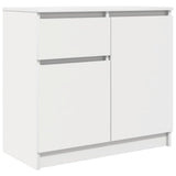 Sideboard with Drawer White 71x35x65 cm Engineered Wood 861598