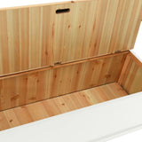 Bench White 107x45x75.5 cm Solid Wood Fir 351774