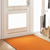 Doormat Other Orange and Black 120 x 400 cm Polyamide and PVC 4100748