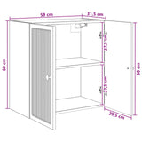 Wall-Mounted Cabinet Old Wood 59 x 31 x 60 cm Engineered Wood 897903