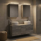 Bathroom Furniture Set 5 pcs Grey Sonoma 3407036
