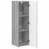 TV Wall Cabinet Wall-mounted 2 pcs Grey Sonoma 30 x 31 x 100 cm 892322
