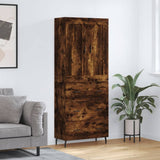 Highboard Smoked Oak 69.5x34x180 cm Engineered Wood 3199766