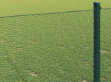 Hexagon Fence Green 1.5 x 10 m PVC 42005358