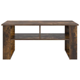 Coffee Table Smoked Oak 96 x 54 x 44 cm Engineered Wood 8000152
