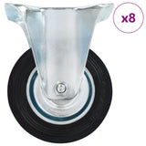 8 pcs Fixed Casters 100 mm 277951