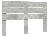 Bed Frame Concrete Grey 120 x 200 cm Engineered Wood 3411991