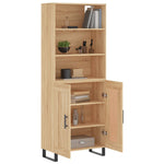 Highboard Sonoma Oak 69.5x34x180 cm Engineered Wood 3189984