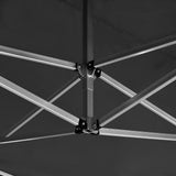 Professional Folding Party Tent with Walls Aluminium 4.5x3 m Anthracite 45498