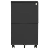 Mobile File Cabinet Anthracite 39x45x67 cm Steel 335977