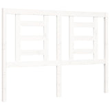 Bed Frame without Mattress White Small Double Solid Wood 3194672