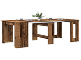 Dinning Table 180 x 85 x 75 cm Engineered Wood Old Wood 3424944