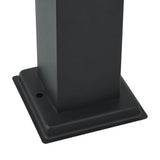 Bollard Lights with Outlet 3 pcs 50 cm Black IP44 4006084