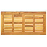 Table Top Oil Natural 90 x 45 x 2 cm Solid Acacia Wood 4108094
