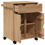 Kitchen Trolley OTTA 59x45x80 cm Solid Wood Pine 4013464