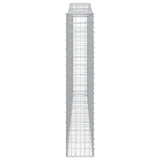 Arched Gabion Basket 400x30x160/180 cm Galvanised Iron 153408
