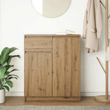 Sideboard with Drawer Artisan Oak 71x35x84 cm Engineered Wood 861597