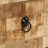 Coffee Table Solid Mango Wood 80x40x35 cm 247327