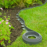 ZNTS Nature Garden Border Edging 5cmx10m Grey 442629