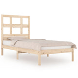Bed Frame without Mattress 90x190 cm Single Solid Wood Pine 3104443