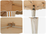 Pop-up Party Tent 575 x 289 x 245 cm Beige 42019793