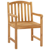 Handcarved Rose Chair 2 pcs Natural 58 x 60 x 90 cm 42030012