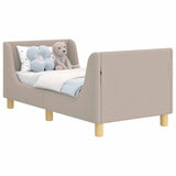 Toddler Bed Frame with Headboard Light Grey 70 x 140 cm 42010846
