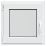 Basement Window RISOR 55 x 55 cm PVC and Glass 42047913