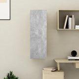 ZNTS TV Cabinet Concrete Grey 30.5x30x90 cm Engineered Wood 803352