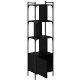 Bookcase Black Oak 44.5 x 30 x 154.5 cm Engineered Wood 882154