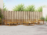 Outdoor Sofa Set 8 pcs Natural Solid Acacia Wood 3367917