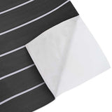 Boat Mat Striped Dark Grey with White 240 x 60 x 0.5 cm EVA 42008471