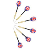 Professional Dart Set with Dartboard and Surround Sisal Steel 91460