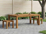 Coffee Table Natural 50 x 100.5 x 45 cm Solid Acacia Wood 901240