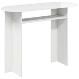 Console Table with Storage High Gloss White 100 x 39.5 x 75 cm 8001162