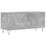 Record Cabinet Concrete Grey 100x38x48 cm Engineered Wood 831752